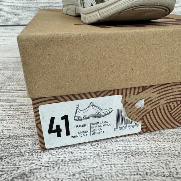 Woolloomooloo Men's Fraser ll Merino Wool Camo Slip On Sneakers Size 8-8.5 - Picture 4 of 12